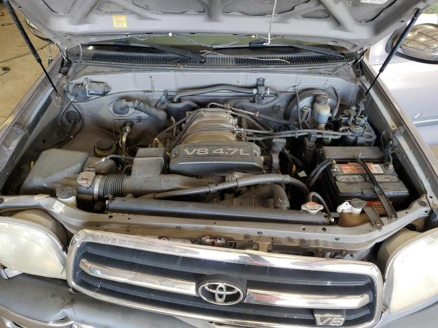 5TBBT4415YS053403 - 2000 TOYOTA TUNDRA ACCESS CAB ვერცხლისფერი ფოტო 11