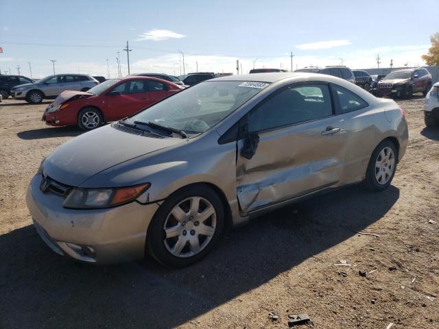 2HGFG12697H505393 - 2007 HONDA CIVIC LX SILVER photo 1