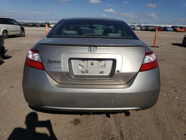 2HGFG12697H505393 - 2007 HONDA CIVIC LX SILVER photo 6