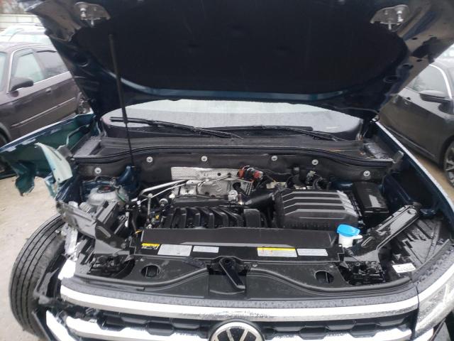 1V2KE2CA5NC202783 - 2022 VOLKSWAGEN ATLAS CROS SE BLUE photo 11