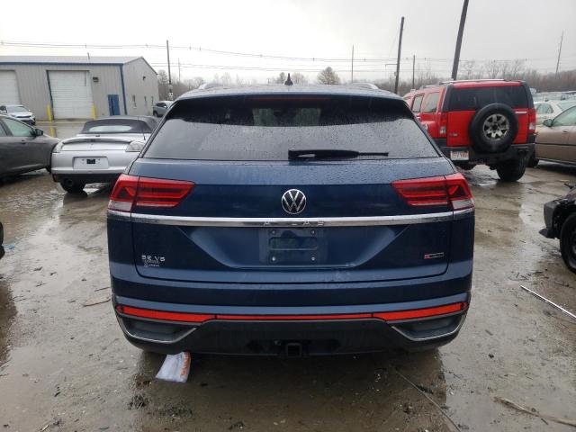 1V2KE2CA5NC202783 - 2022 VOLKSWAGEN ATLAS CROS SE BLUE photo 6