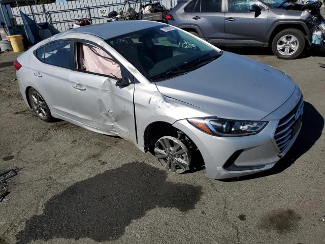 5NPD84LF1JH266522 - 2018 HYUNDAI ELANTRA SEL SILVER photo 4