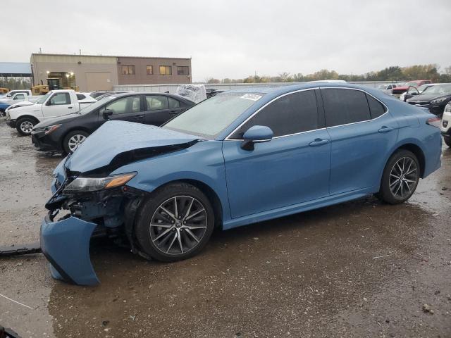 4T1T11AK3PU121992 - 2023 TOYOTA CAMRY SE NIGHT SHADE BLUE photo 1