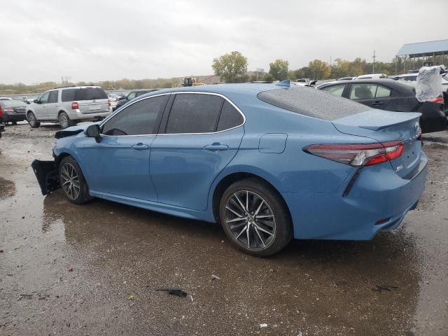 4T1T11AK3PU121992 - 2023 TOYOTA CAMRY SE NIGHT SHADE BLUE photo 2