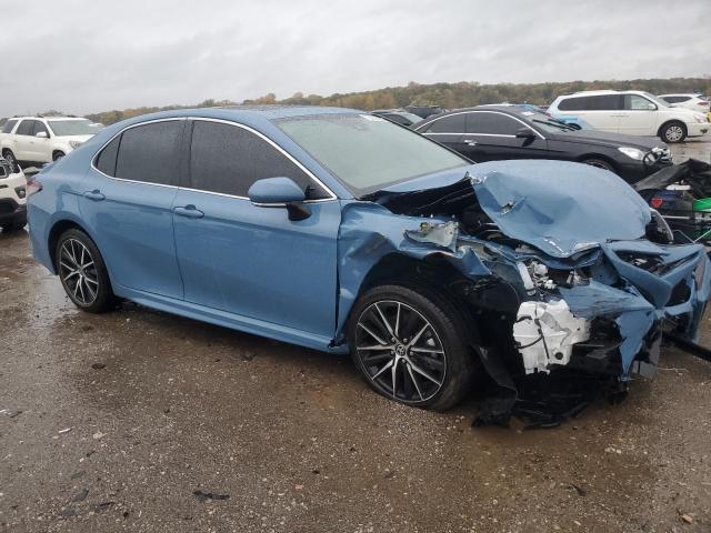4T1T11AK3PU121992 - 2023 TOYOTA CAMRY SE NIGHT SHADE BLUE photo 4
