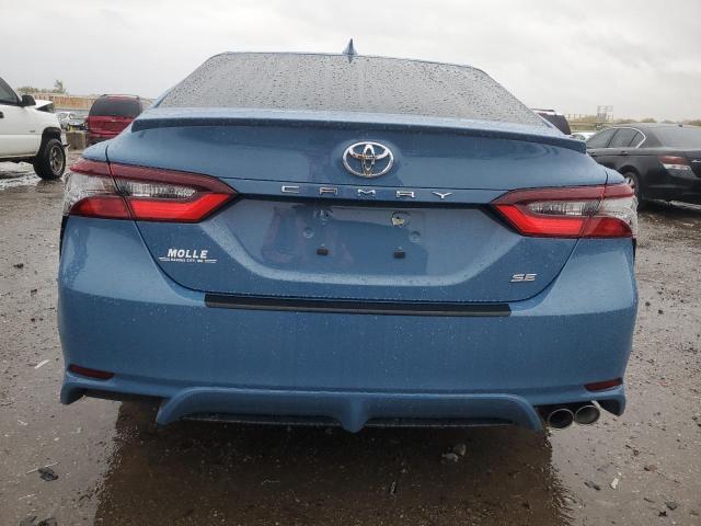 4T1T11AK3PU121992 - 2023 TOYOTA CAMRY SE NIGHT SHADE BLUE photo 6