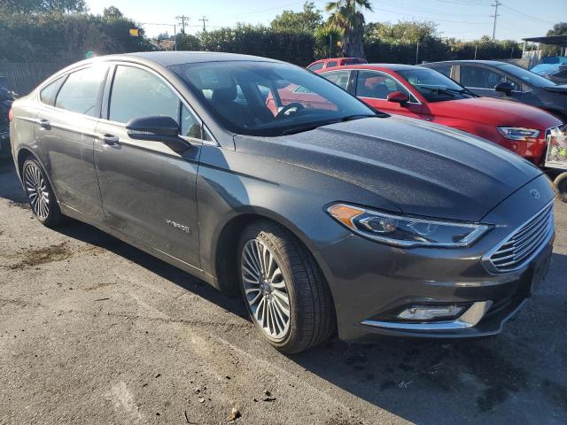 3FA6P0RUXJR233239 - 2018 FORD FUSION TITANIUM/PLATINUM HEV CHARCOAL photo 4