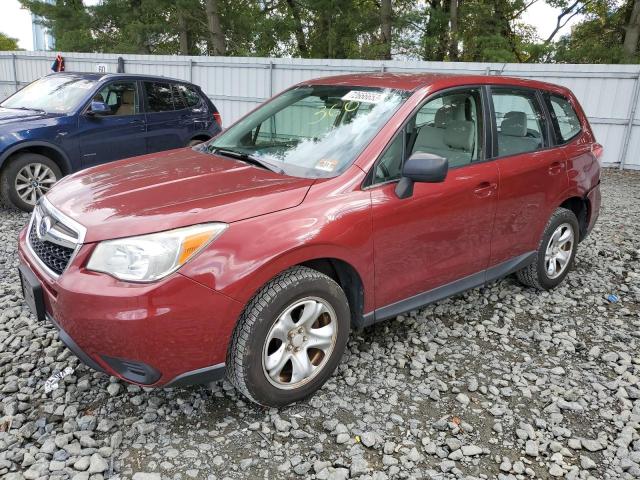 JF2SJAAC6EH483587 - 2014 SUBARU FORESTER 2.5I RED photo 1