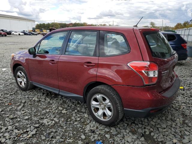 JF2SJAAC6EH483587 - 2014 SUBARU FORESTER 2.5I RED photo 2