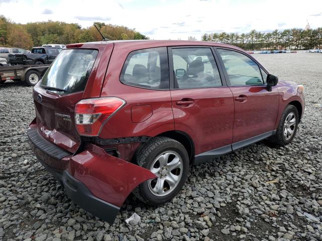 JF2SJAAC6EH483587 - 2014 SUBARU FORESTER 2.5I RED photo 3