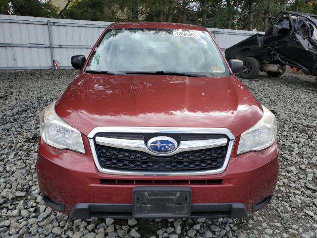 JF2SJAAC6EH483587 - 2014 SUBARU FORESTER 2.5I RED photo 5