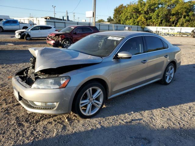 1VWBN7A38DC074893 - 2013 VOLKSWAGEN PASSAT SE SILVER photo 1