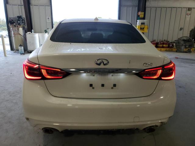 JN1EV7APXJM363432 - 2018 INFINITI Q50 LUXE WHITE photo 6