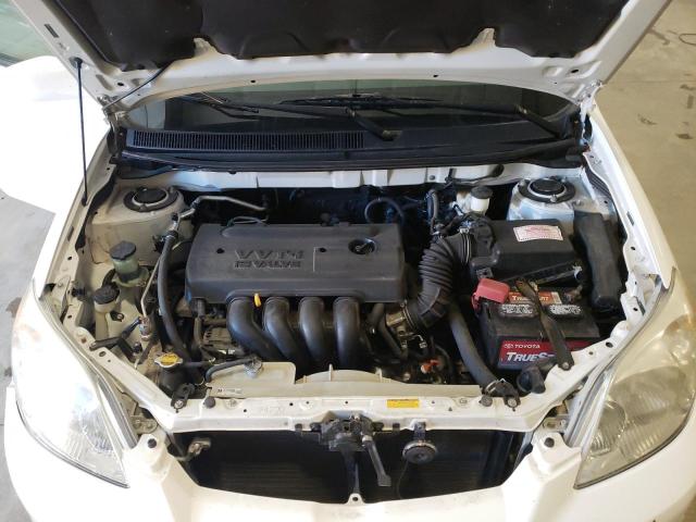 2T1KR32E28C699741 - 2008 TOYOTA COROLLA MA XR WHITE photo 12