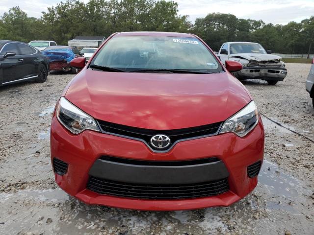 5YFBURHE6FP322268 - 2015 TOYOTA COROLLA L RED photo 5