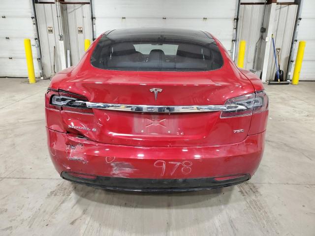 5YJSA1E26GF168095 - 2016 TESLA MODEL S Կարմիր լուսանկար 6