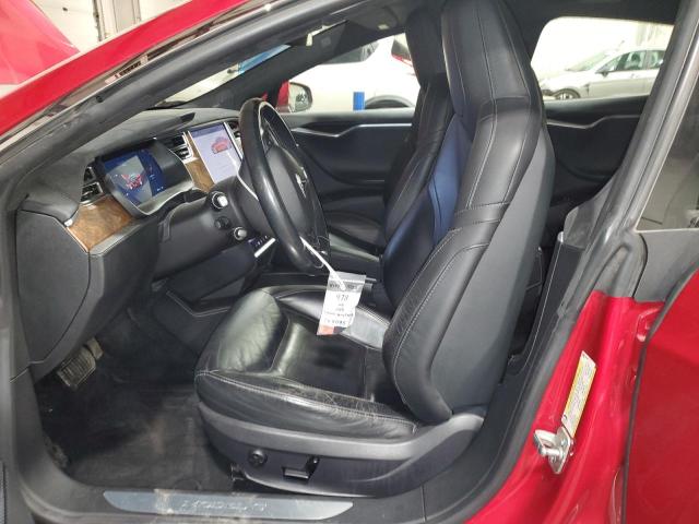 5YJSA1E26GF168095 - 2016 TESLA MODEL S Կարմիր լուսանկար 7
