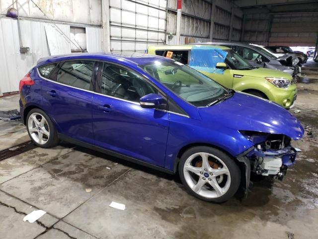 1FADP3N2XDL265026 - 2013 FORD FOCUS TITANIUM BLUE photo 4