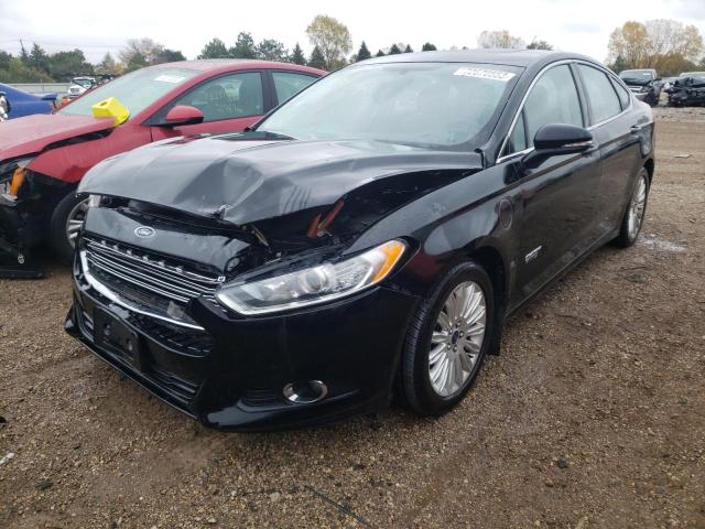 3FA6P0PU7GR401754 - 2016 FORD FUSION SE PHEV BLACK photo 1