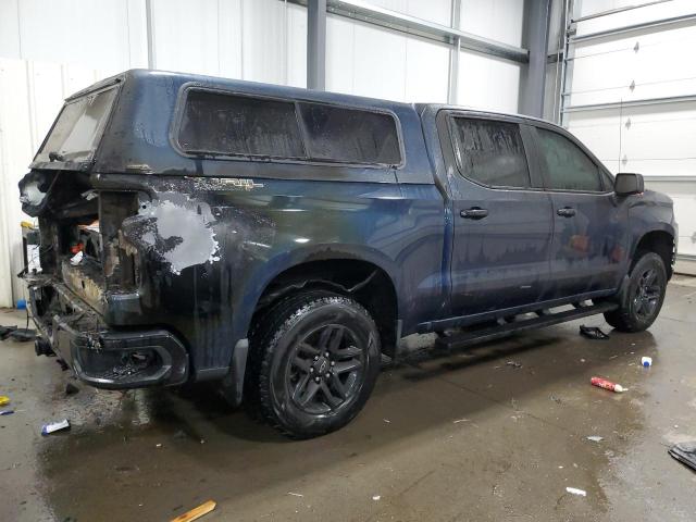 3GCPYFED3LG260477 - 2020 CHEVROLET SILVERADO K1500 LT TRAIL BOSS BLUE photo 3