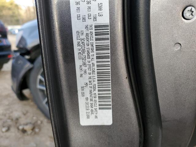 3C4PDCABXJT521087 - 2018 DODGE JOURNEY SE CHARCOAL photo 13