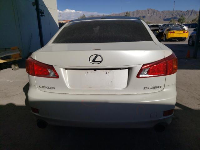 JTHBK262392083317 - 2009 LEXUS IS 250 WHITE photo 6