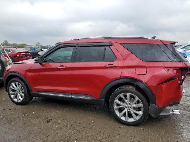 1FM5K8HC1PGA22146 - 2023 FORD EXPLORER PLATINUM RED photo 2