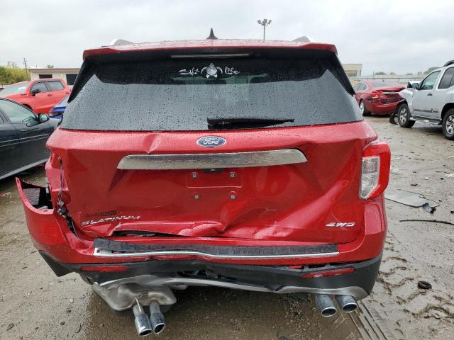 1FM5K8HC1PGA22146 - 2023 FORD EXPLORER PLATINUM RED photo 6