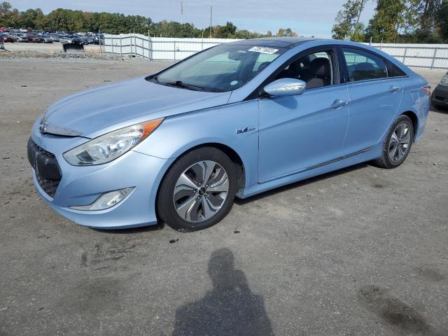 KMHEC4A47DA068877 - 2013 HYUNDAI SONATA HYBRID BLUE photo 1