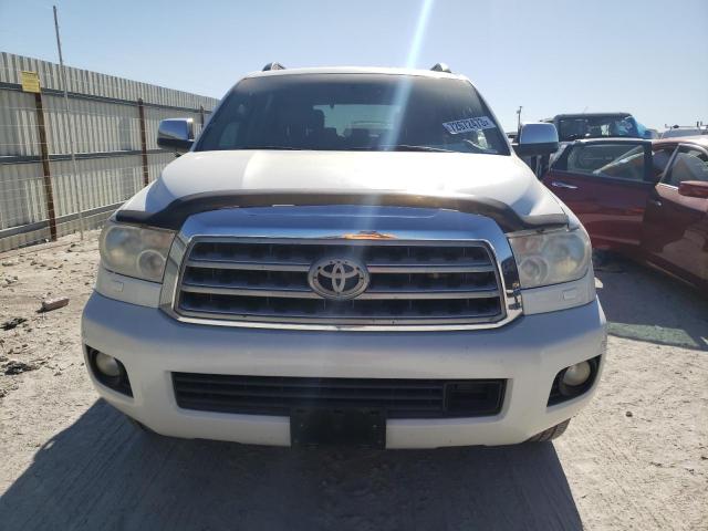 5TDDW5G11BS042690 - 2011 TOYOTA SEQUOIA PLATINUM WHITE photo 5