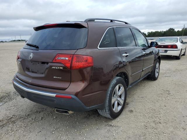 2HNYD2H69BH522260 - 2011 ACURA MDX TECHNOLOGY BROWN photo 3
