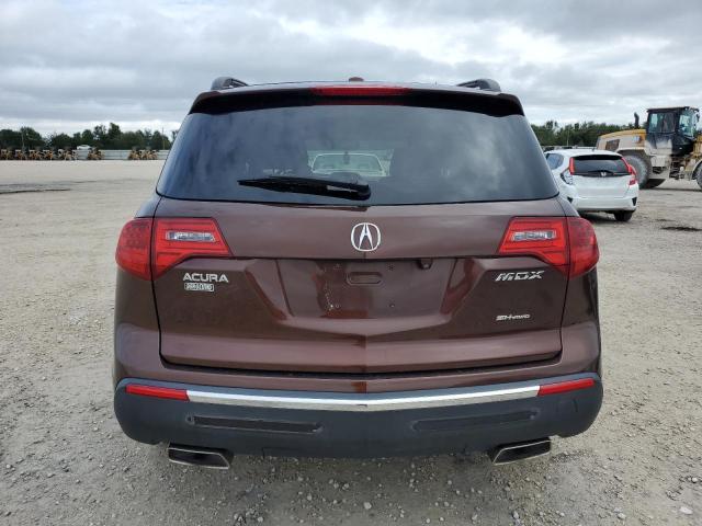 2HNYD2H69BH522260 - 2011 ACURA MDX TECHNOLOGY BROWN photo 6