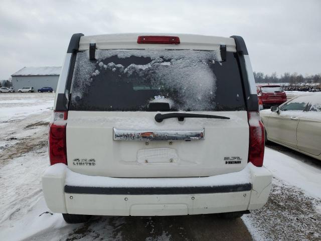 1J8HG58286C259580 - 2006 JEEP COMMANDER LIMITED WHITE photo 6