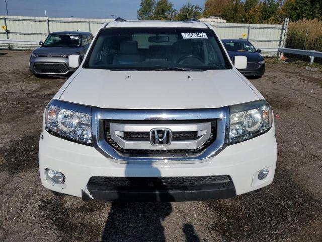 5FNYF4H56BB049894 - 2011 HONDA PILOT EXL WHITE photo 5