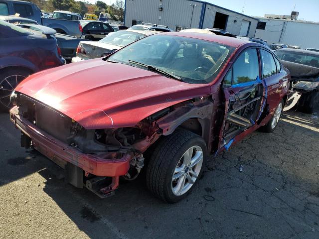 3FA6P0LU2JR235026 - 2018 FORD FUSION SE HYBRID RED photo 1