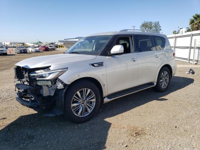 JN8AZ2NF9L9704267 - 2020 INFINITI QX80 LUXE SILVER photo 1