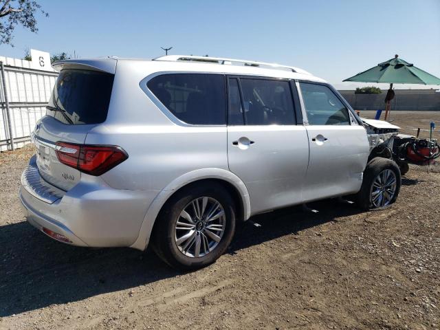 JN8AZ2NF9L9704267 - 2020 INFINITI QX80 LUXE SILVER photo 3