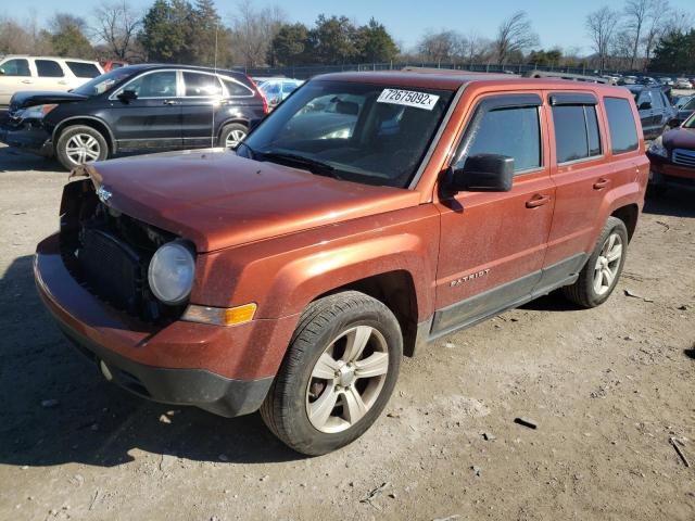 1C4NJPFAXCD620704 - 2012 JEEP PATRIOT LATITUDE ORANGE photo 1