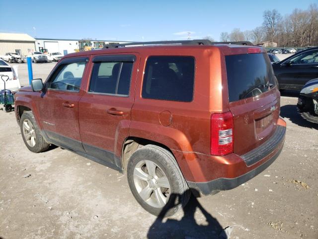 1C4NJPFAXCD620704 - 2012 JEEP PATRIOT LATITUDE ORANGE photo 2