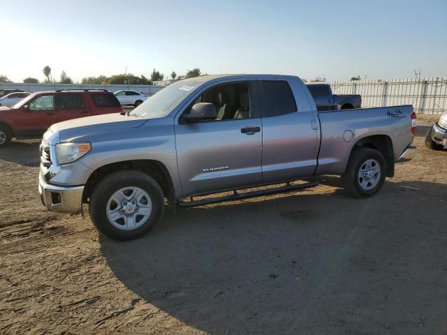 5TFRM5F12EX069182 - 2014 TOYOTA TUNDRA DOUBLE CAB SR/SR5 SILVER photo 1