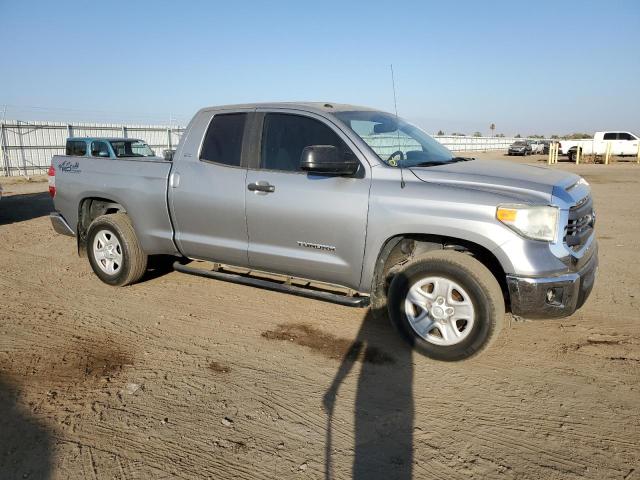 5TFRM5F12EX069182 - 2014 TOYOTA TUNDRA DOUBLE CAB SR/SR5 SILVER photo 4