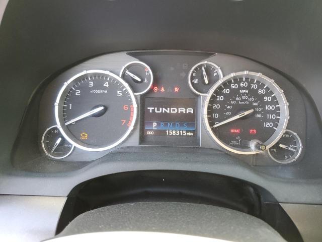 5TFRM5F12EX069182 - 2014 TOYOTA TUNDRA DOUBLE CAB SR/SR5 SILVER photo 9