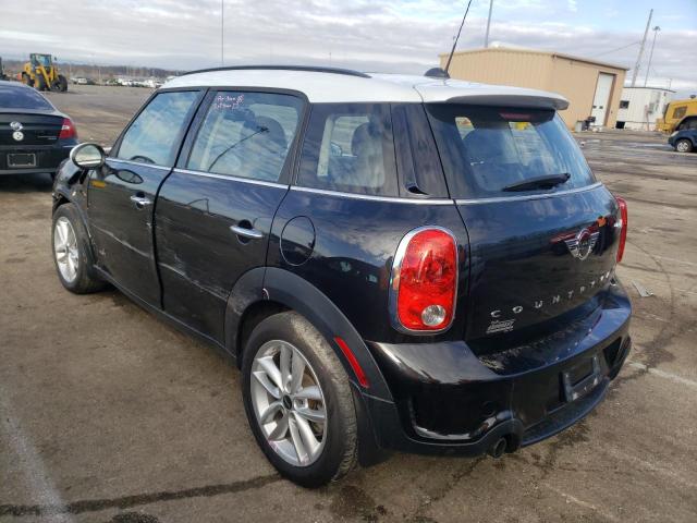 WMWZC5C52EWP41349 - 2014 MINI COOPER S COUNTRYMAN BLACK photo 2