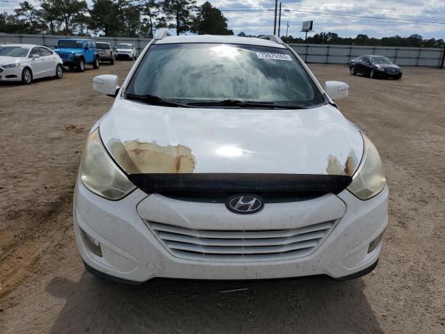 KM8JU3AC6DU757420 - 2013 HYUNDAI TUCSON GLS WHITE photo 5