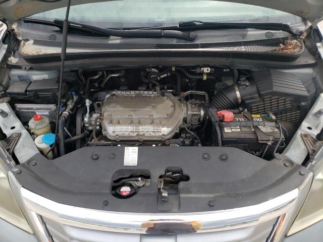 5FNRL3H48AB105136 - 2010 HONDA ODYSSEY EX SILVER photo 12