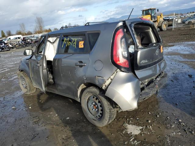 KNDJN2A29E7095724 - 2014 KIA SOUL GRAY photo 2