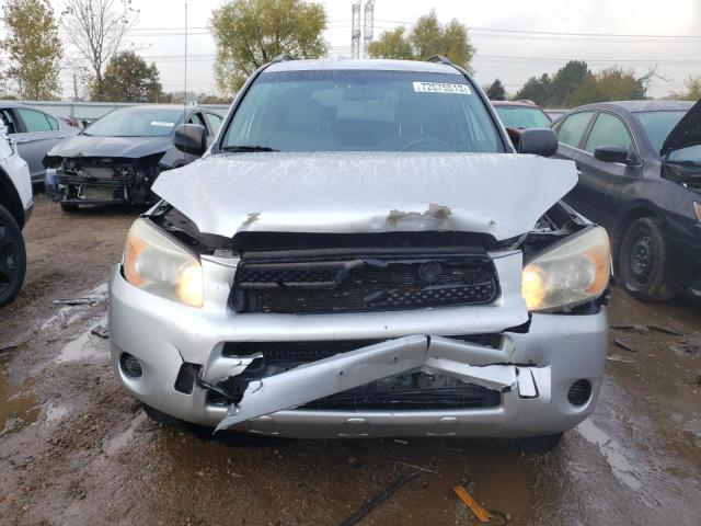 JTMZK33V776005133 - 2007 TOYOTA RAV4 SILVER photo 5