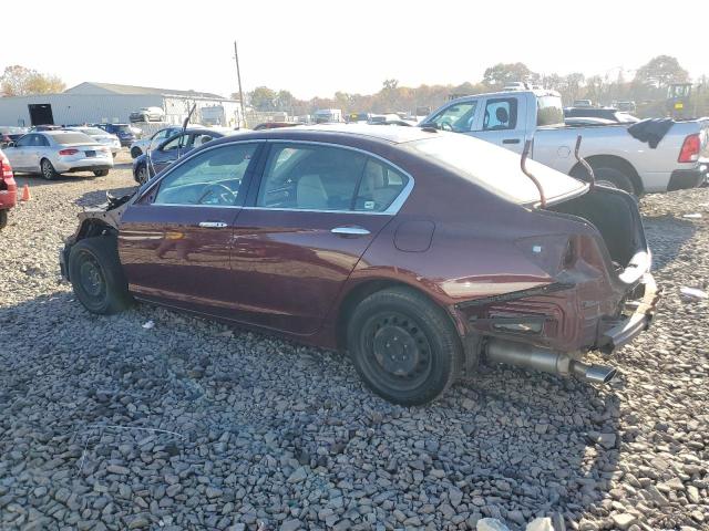 1HGCR3F88HA024958 - 2017 HONDA ACCORD EXL MAROON photo 2