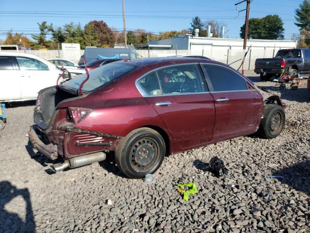 1HGCR3F88HA024958 - 2017 HONDA ACCORD EXL MAROON photo 3