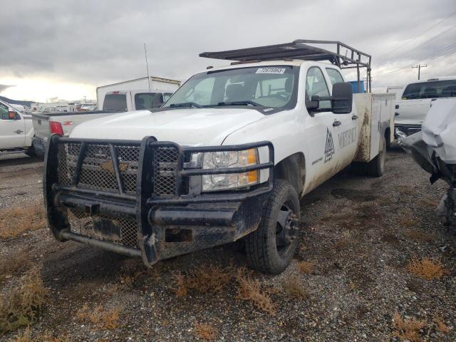 1GB4KZC88DF150169 - 2013 CHEVROLET SILVEO3500 K3500 WHITE photo 1